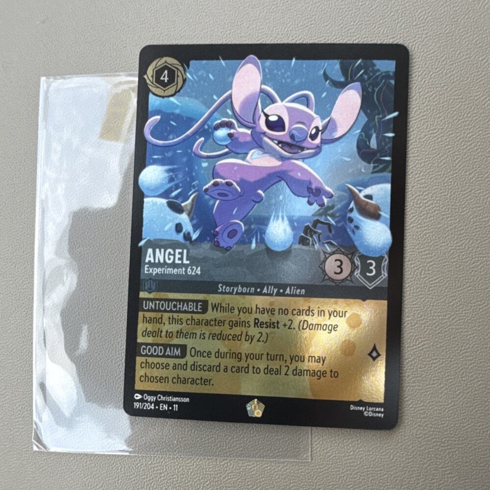 Disney Lorcana Angel - Experiment 624 - Winterspell #191 [Foil Legendary]